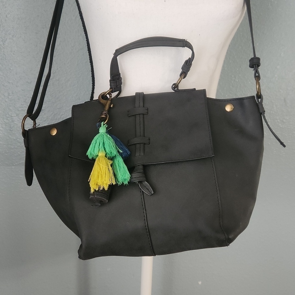 Mystic River Black Satchel Bag - Picture 9 of 9